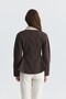 Contrast Collar Jacket with Pencil Detail - 6