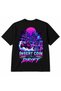 Insert Coin to Drift Neon Arcade Racing Back Graphic T-Shirt