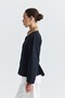 Contrast Collar Jacket with Pencil Detail - 6
