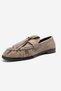 Marston Mink Suede Tasseled Women's Loafer Shoes - 8