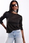 Acı Kahve Crew Neck Mercerized Knitwear 1118