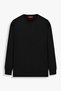 Interview Slim Fit Cotton Woven Fabric Crew Neck Sweater