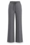 Gray Elastic Waist Straight Cut Trousers 27175