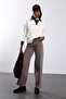 Washable Brown Wide Leg Jean 017 - 2