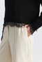 Lace Detail Knit Sweater - 5