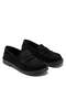 Women's Black Suede Flat Sole Loafer Ballet Flats & Daily Casual Shoes