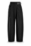 Black Belted Wide-Legged Trousers 5195