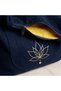 Suede Shoulder Bag, Lotus Embroidered Shoulder Bag, Black Women's Hobo Shoulder Bag, Ltsbag - 5