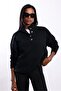 Black Stand Collar Buttoned Sweater 251361 - 4
