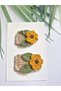 Sunflower Mother Baby / Sister Brother Double Knitted Buckle Set Günebakan Snap & Hairless Baby Buckle - 4