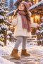 Girls' and Boys' Fur-Lined Boots Winter Shoes - 3