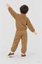 Unisex Children's Plush Zippered Fleece Tracksuit Set - 3