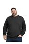 Anthracite Crew Neck Knitwear Plus Size Men's Sweater