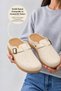Women's Closed-Front Slippers for Indoor and Outdoor Use, Seasonal, Daily, Orthopedic Women's Slippers