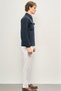 Shirt / Shirt with Collar, Zipper Front Pocket, Checked Coat-5554 - 4