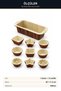 13 Piece Silicone Cake Mold Set Baton 25X11.5 cm and 12 Muffin Molds Non-Stick Whisk Gift - 5