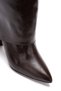 Women's Stylish Boots with Thin Heels and Trouser-Leg Model Design - 3