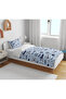 Football Patterned 3D Digital Printed Single Size Sheetless Boys' Duvet Cover Set Sleeping Set - 3