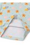 Girl's Star Patterned Mint Green Long Sleeve Pajama Set - 6