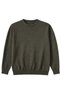 Khaki Crew Neck Knitwear Plus Size Men's Sweater - 3