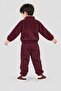 Unisex Children's Plush Zippered Fleece Tracksuit Set - 3