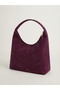 Large Size Lined Suede Hobo Bag |   Daily Women's Bag 42X27 cm