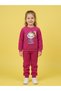 Girl's Fleece Set Cicikız Fleece Set Bottom and Top Girls' Fleece Set - 2