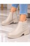 Women's Victor Skin Zipper Detailed Comfortable Short Ankle Boots - 2