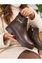 Women's Victor Skin Zipper Detailed Comfortable Short Ankle Boots