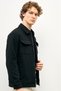 Shirt / Shirt with Collar, Zipper Front Pocket, Checked Coat-5554 - 5