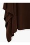 Asymmetrical Ruffled High Waist Long Knit Skirt - 3