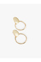 Drop-Shaped Dangle Geometric Earrings - 2
