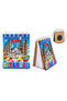 4 Pieces Wooden Magnetic Notepad – Istanbul Themed Mini Notepad Memo Notebook Design 8 X 6 cm - 2