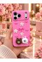 Compatible with iPhone 18 Pro Max - Cute Silicone Phone Case with Embossed 3D Bow & Daisy Pattern - Camera Protected
