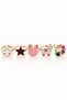 Girl's Mixed Figure Colorful Ring Set Adjustable Cute Children's Jewelry Accessory - 3