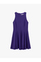 Crepe Scuba Fabric Slim Fit Sleeveless Crew Neck Mini Dress
