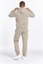 Men's Stone Color 3 Thread Soft Tracksuit Set - 4