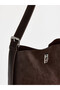 Suede-Look Women's Hand and Shoulder Bag for Style Enthusiasts from Uzg Store - 5