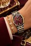 Oval Case Gold Silver Women's Wristwatch Steel Band Japanese Movement Gift Special Boxed Hmby2076C3 - 2
