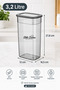 Mega Size 2-Piece Advantageous Tablet and Powder Detergent Storage Box with Silicone Lid 3.2 Liters Anthracite - 8