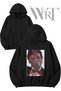 Scarface the World Is Yours Back Printed Zippered Hooded Black Cardigan (2 Yarns)