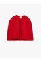 Viscose Blended Crew Neck Knitwear Poncho