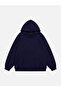 Women's Life Is Better Brunette Printed Hooded Fleece Oversize Sweatshirt - 2