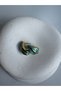 Gold Color Blue Retro Earrings (2.4 cm) - 2