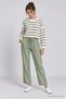 Wide Leg Pocketed Ayrobin Pants Lnz0010 Green - 2