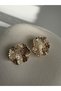 Gold Color Circle Earrings (2.9 cm)