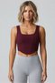 Women's Cotton Thick Strap Ribbed Bustier