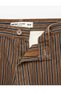 Cotton Pocketed Buttoned Low Waist Comfortable Fit Striped Baggy Pants - 4