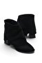 Women's Black Suede Trousers Boots with Orthopedic Insole Grigros - 7