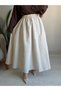 Women's Skirt Long Lined Crinkled Skirt - 8